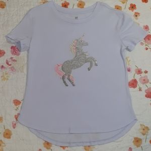 GAP Kids Flip Sequins 🦄 Tee Shirt Size Small PERFECT CONDITION